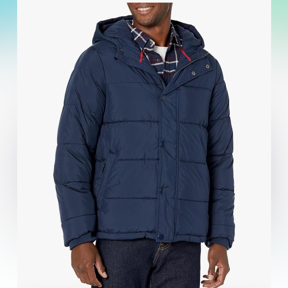NEW NWT Amazon Essentials Men's Heavyweight Hooded Puffer Coat 6x